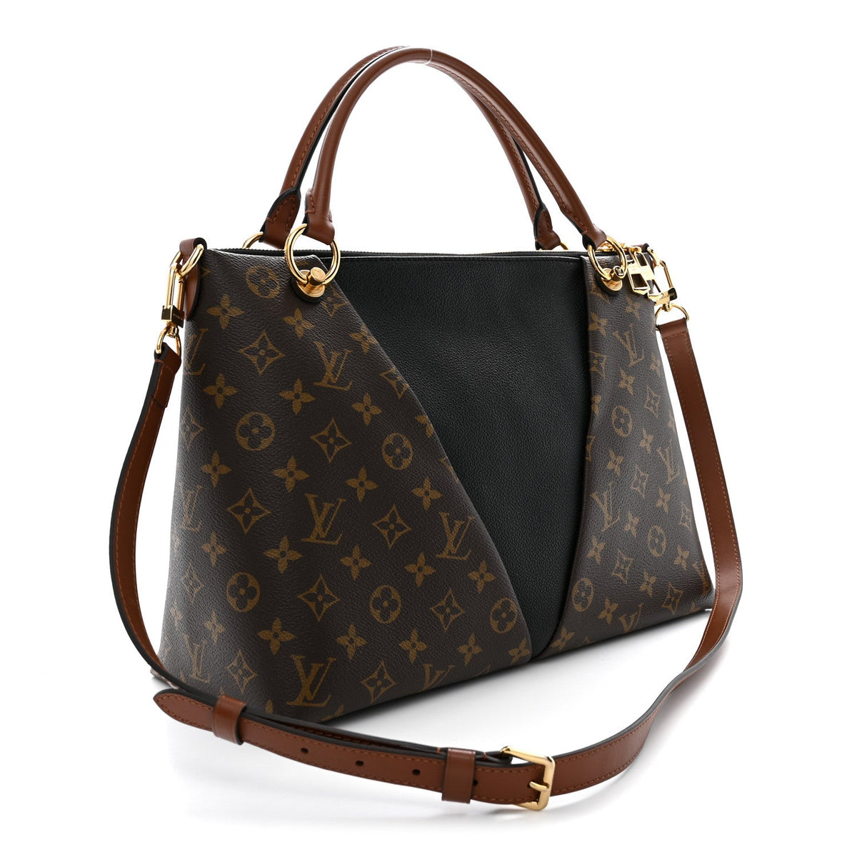Monogram V Tote MM Black