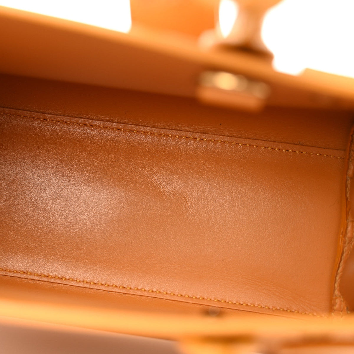 Calfskin Nano Sac De Jour Senape Yellow