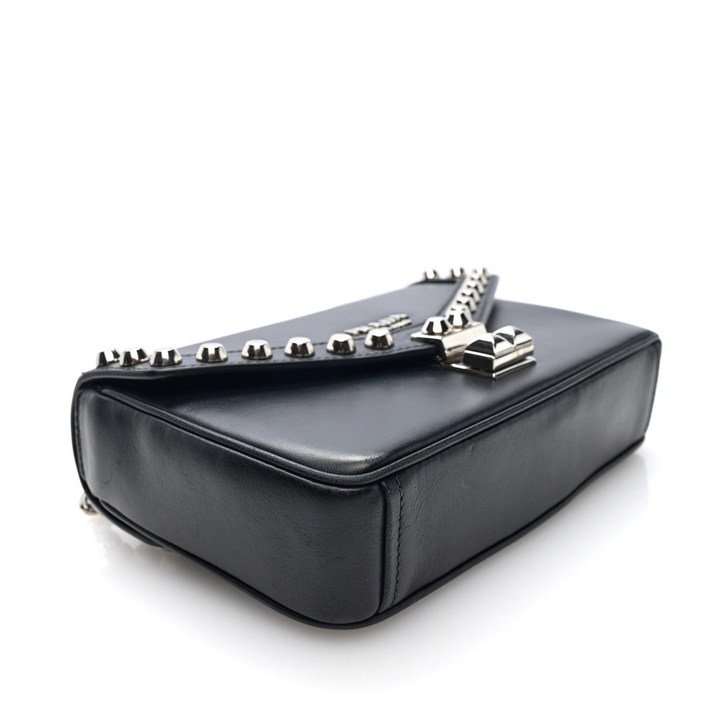 Saffiano Pattina Crossbody Bag Black
