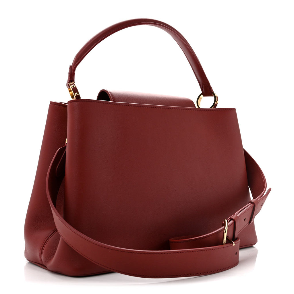 Smooth Calfskin Capucines GM Rust