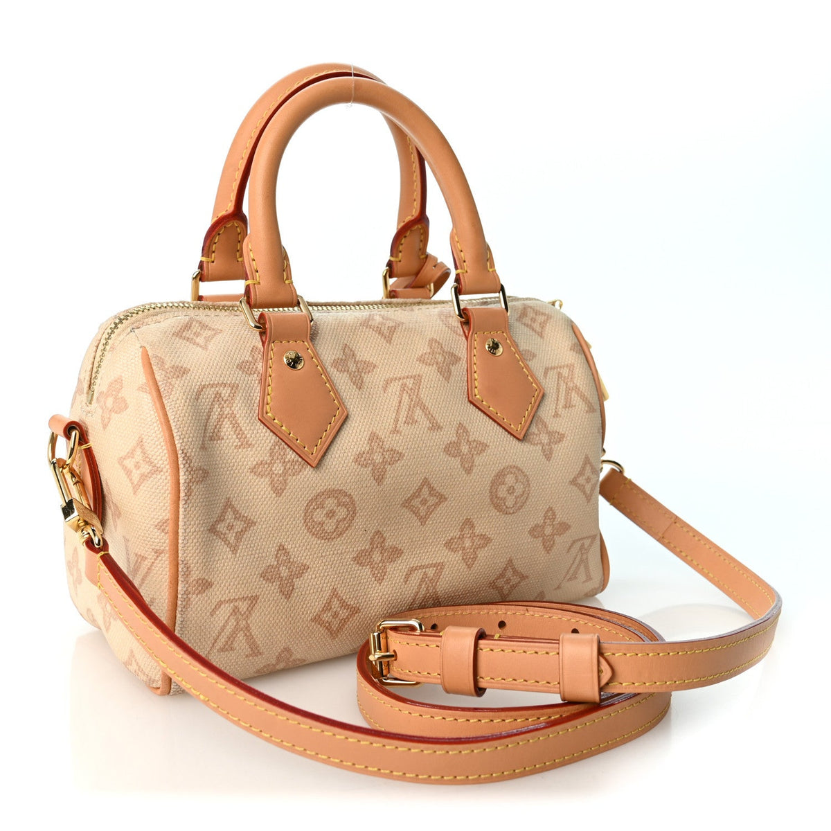 Monogram Origine Lin Speedy Bandouliere 20 Linen