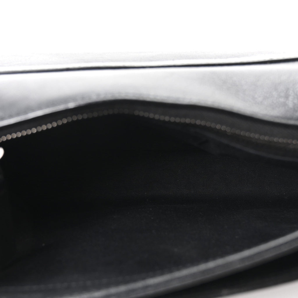 Lambskin Quilted Mini Becky Chain Bag Black