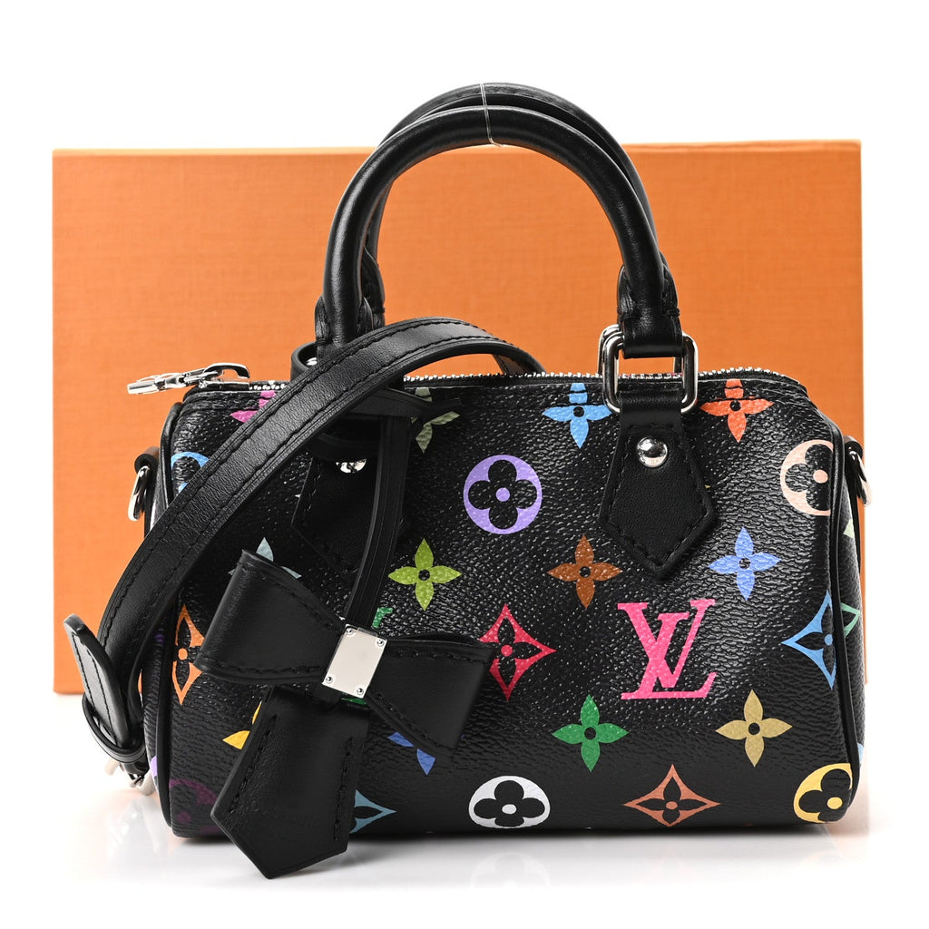 LV x TM Monogram Multicolor Nano Speedy Black
