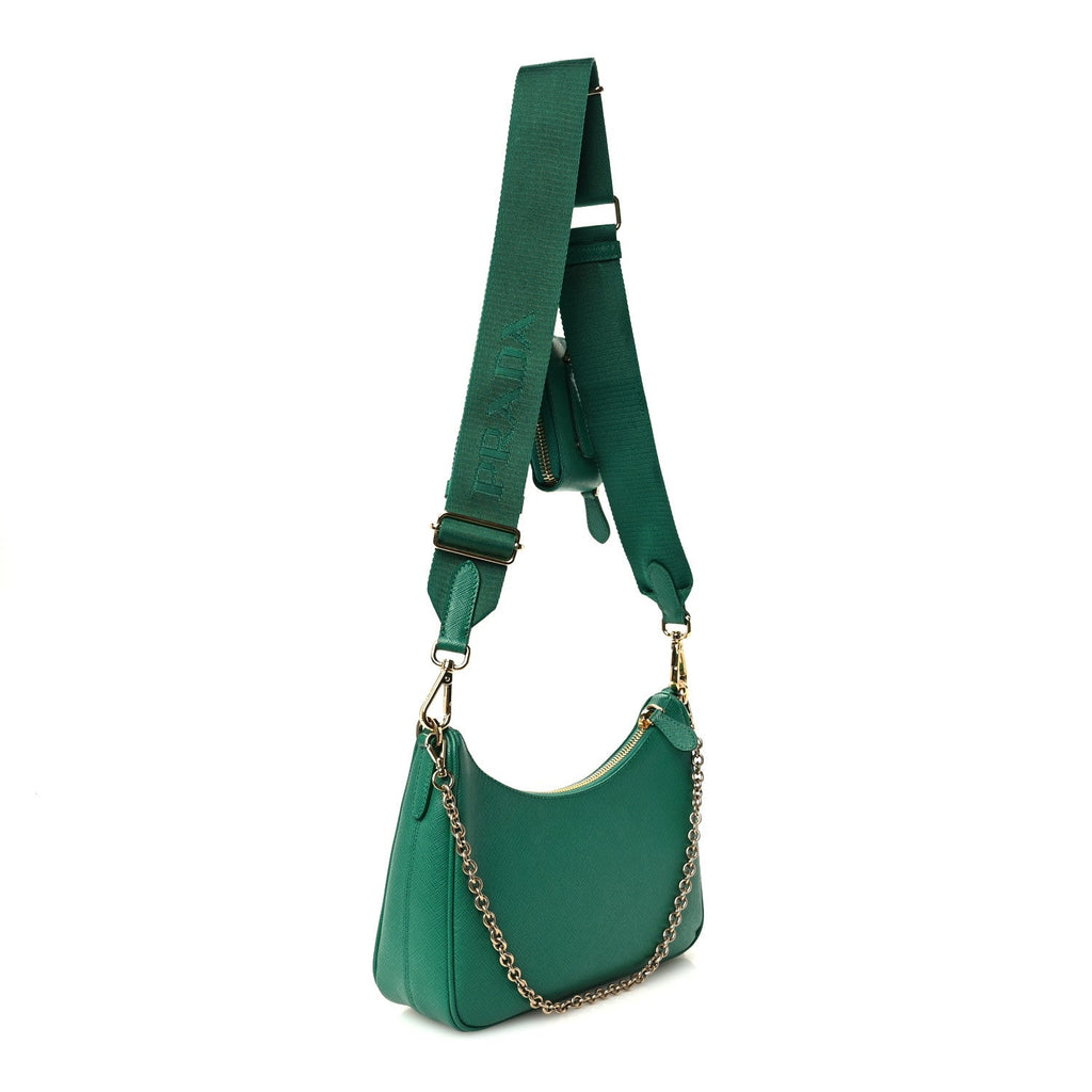 Saffiano Lux Re-Edition 2005 Shoulder Bag Mango