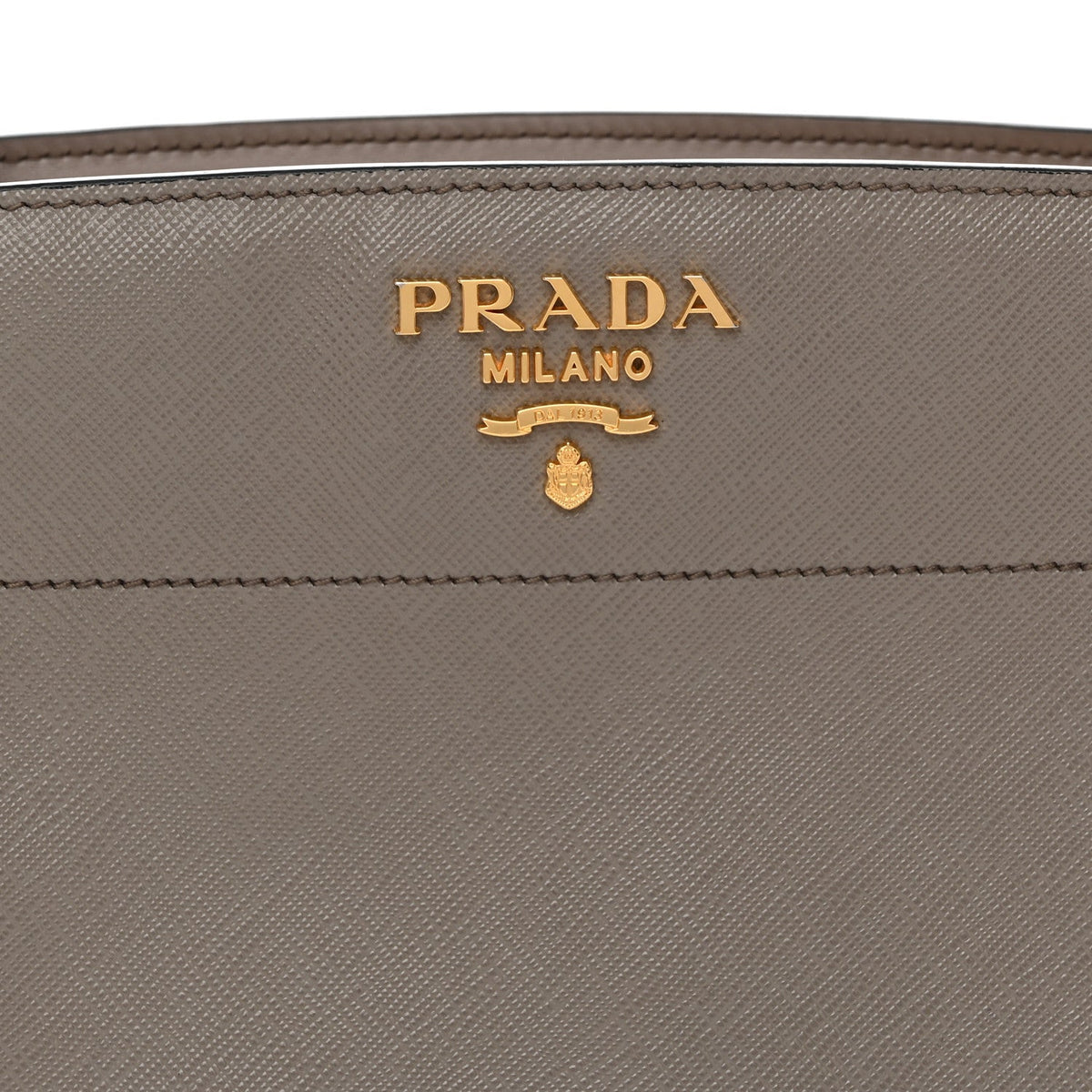 Saffiano Calfskin Esplanade Crossbody Bag Argilla