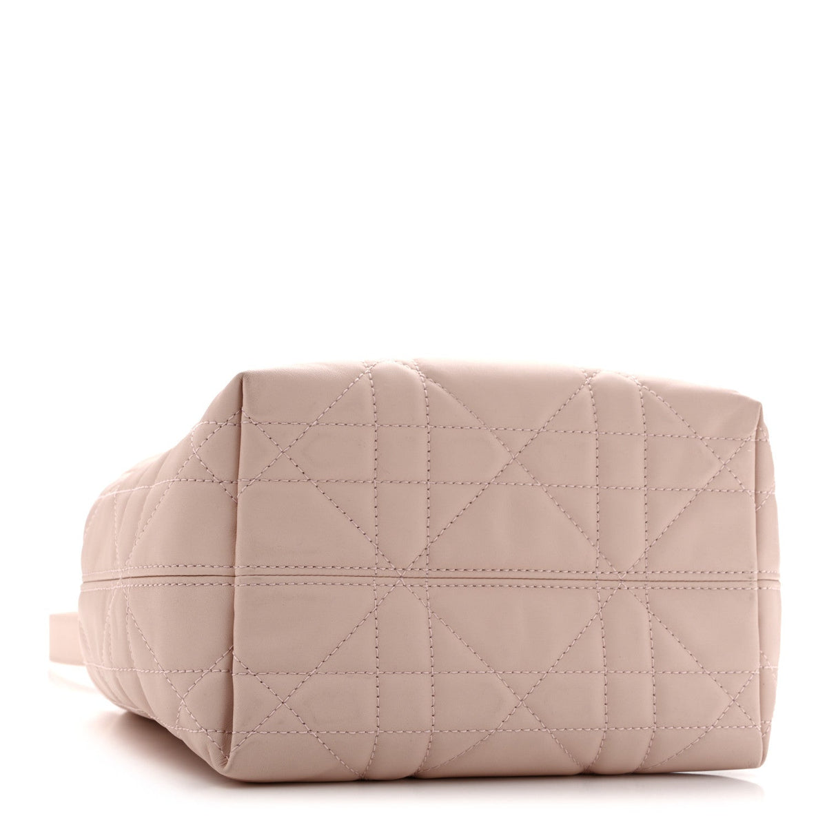 Calfskin Macrocannage Small Toujours Vertical Tote Powder Pink