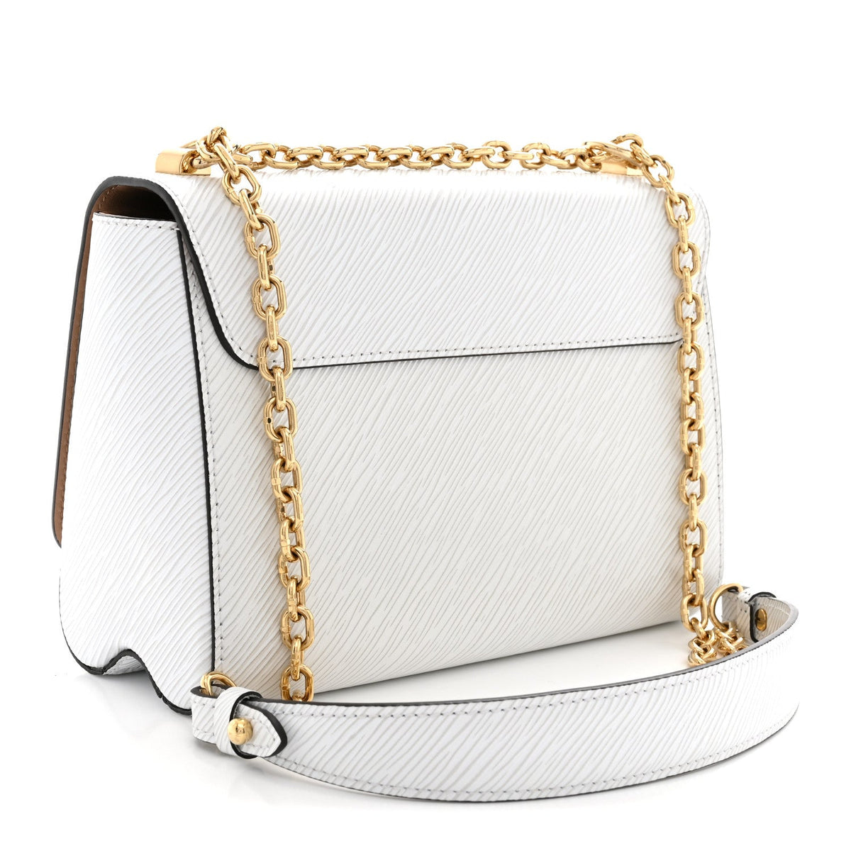 Epi Twist Shoulder Bag MM White