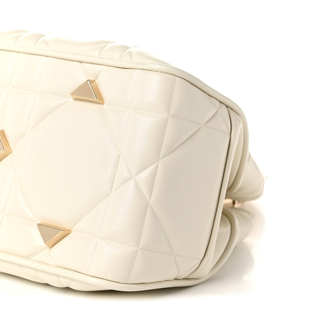 Calfskin Cannage Medium The Lady 95.22 White
