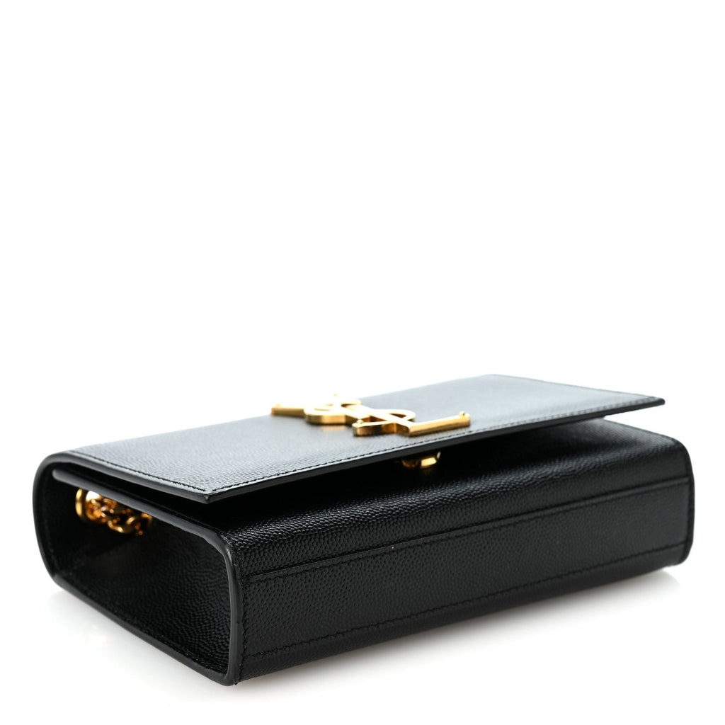 Grain De Poudre Small Monogram Kate Satchel Black
