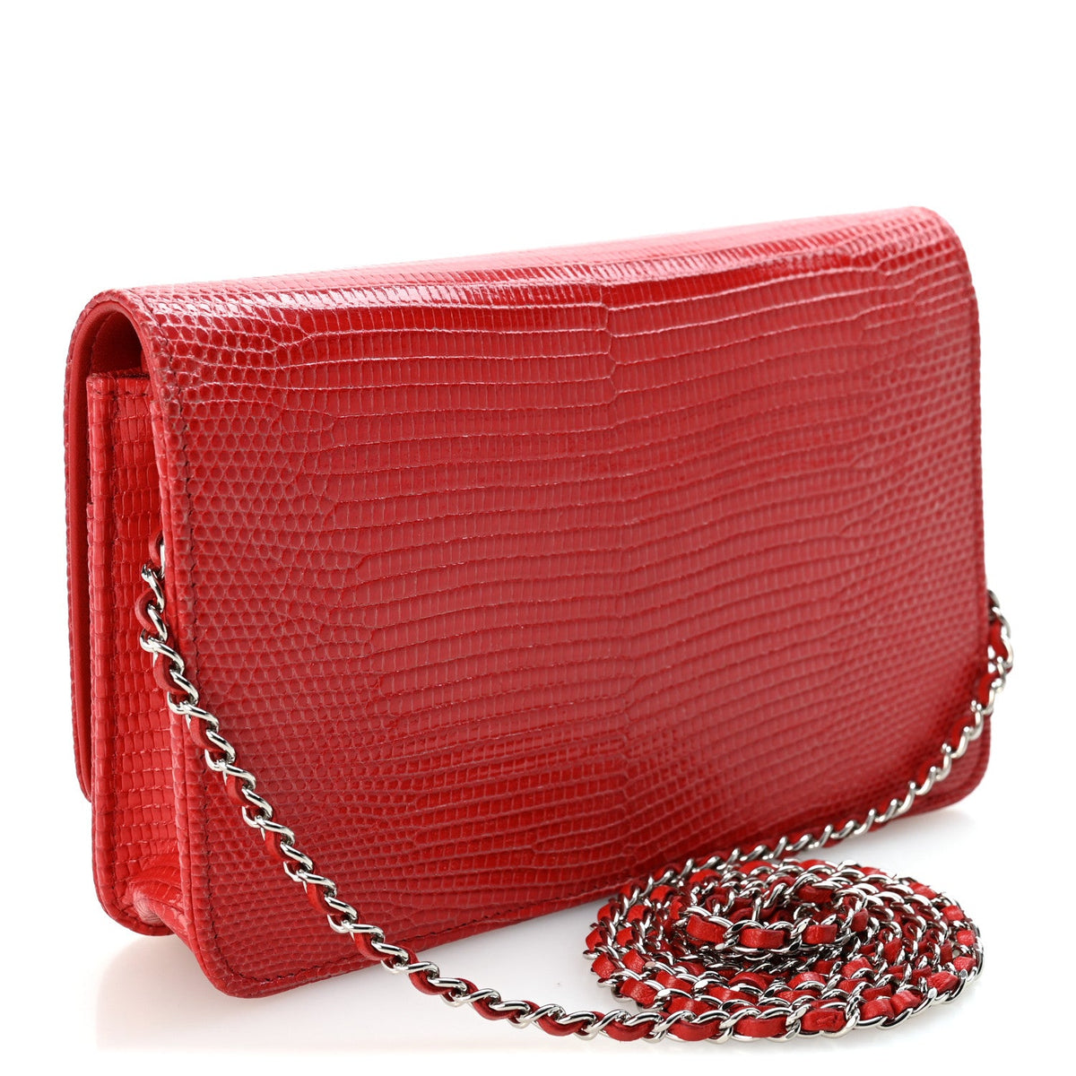 Lizard Golden Class Wallet on Chain WOC Red