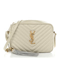Calfskin Matelasse Monogram Lou Camera Bag Blanc Vintage