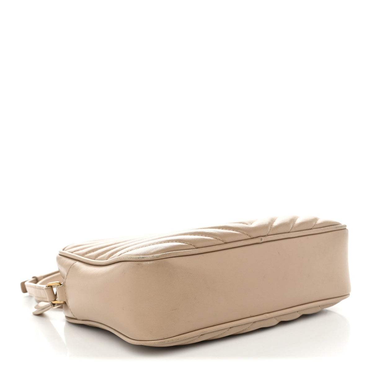 Calfskin Matelasse Monogram Lou Camera Bag Dark Beige