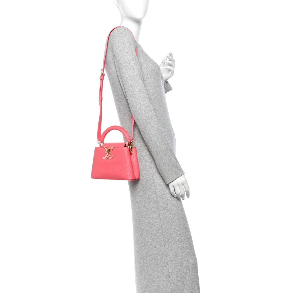 Taurillon LV Bloom Capucines Mini Pink Sky
