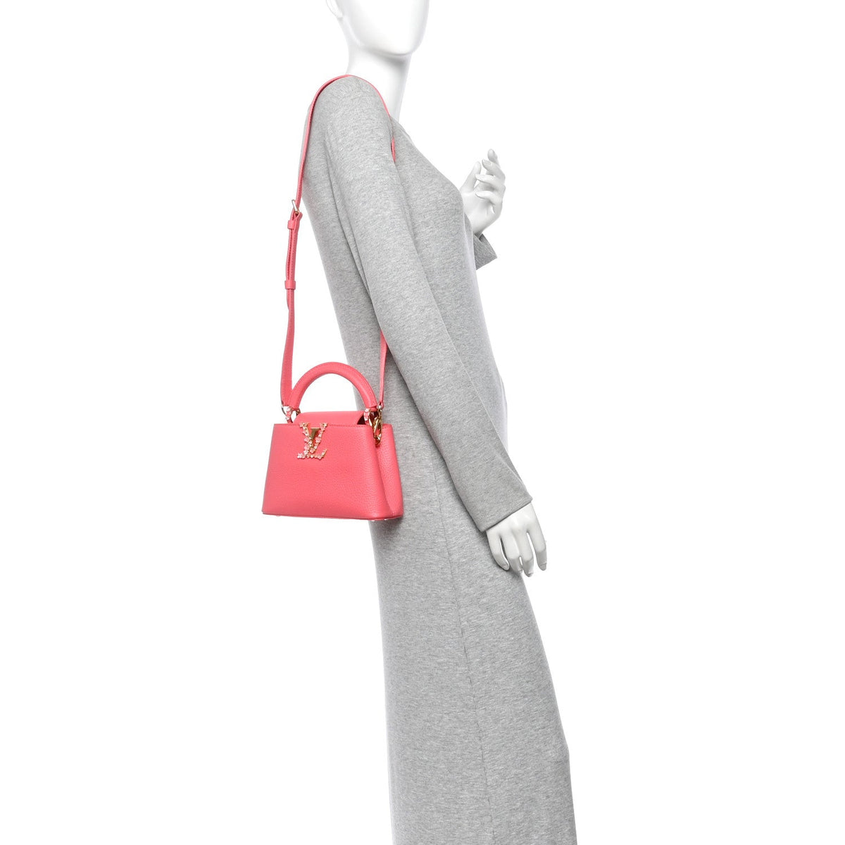 Taurillon LV Bloom Capucines Mini Pink Sky