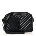 Calfskin Matelasse Monogram Monochrome Lou Camera Bag Black