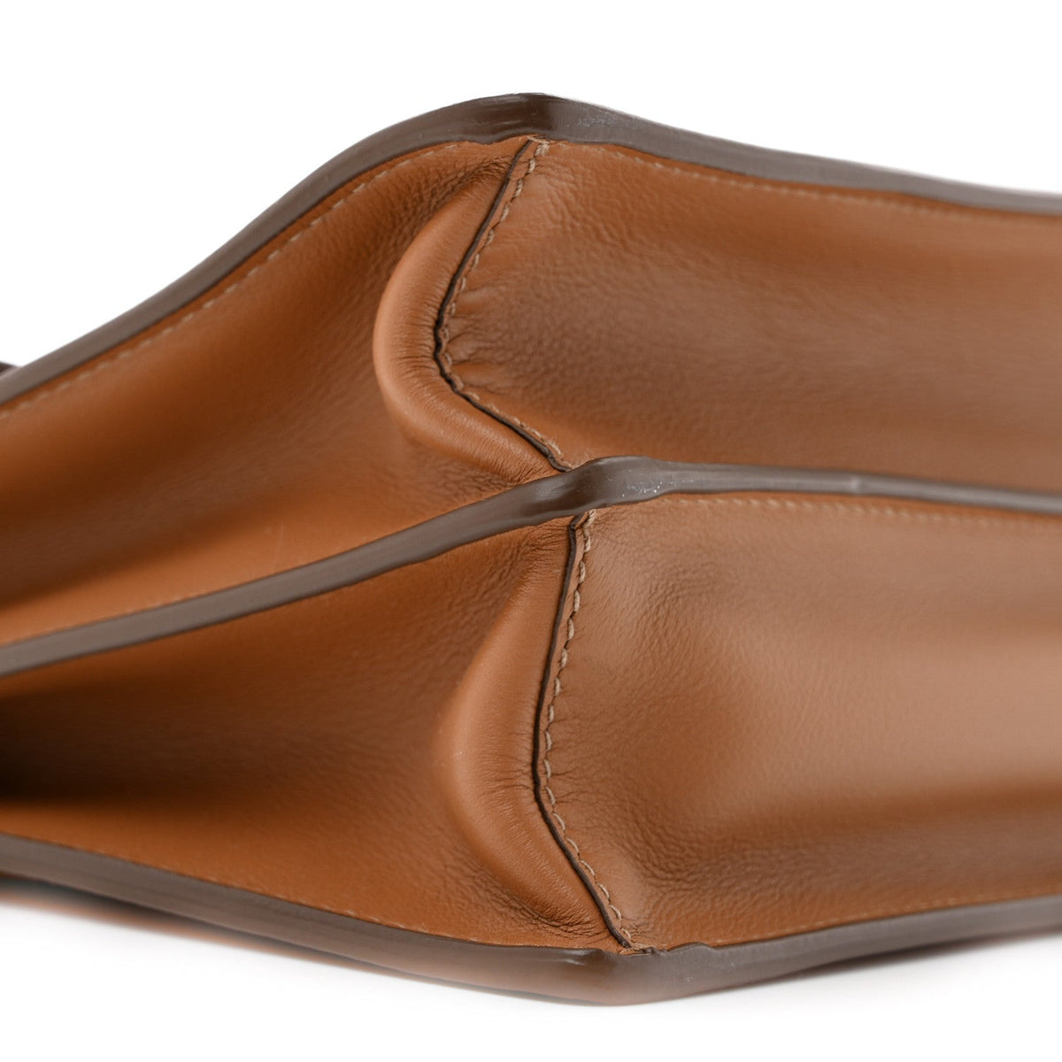 Calfskin Medium Soft Sound Shoulder Bag Caramel