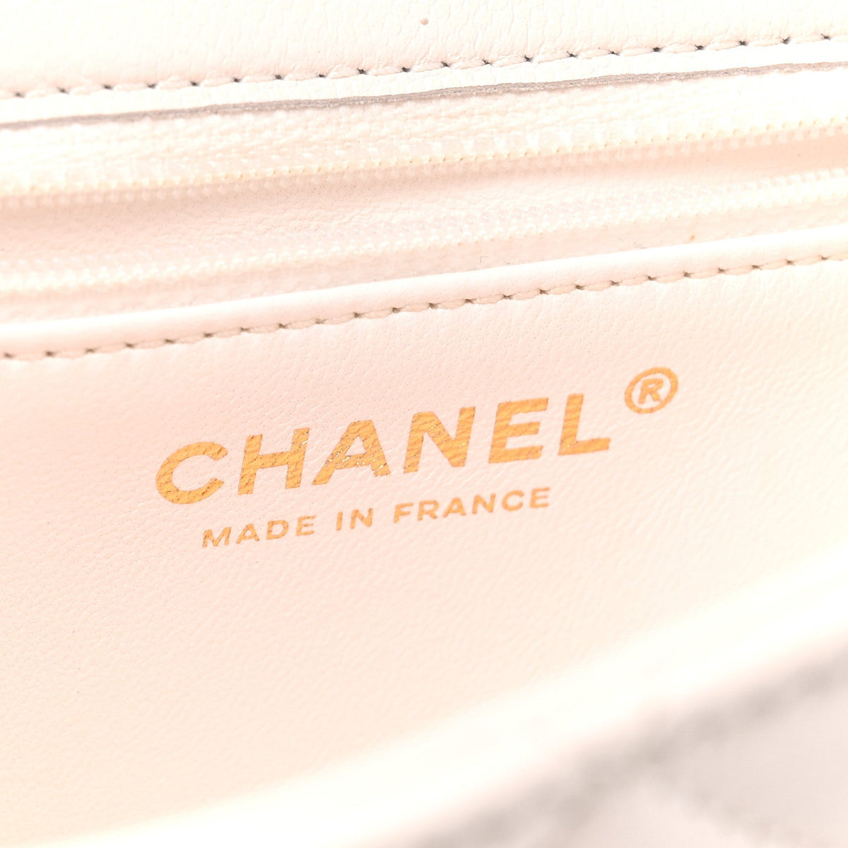 Caviar Quilted Mini Sweet Classic Flap White