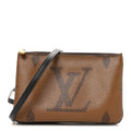 Reverse Monogram Giant Double Zip Pochette