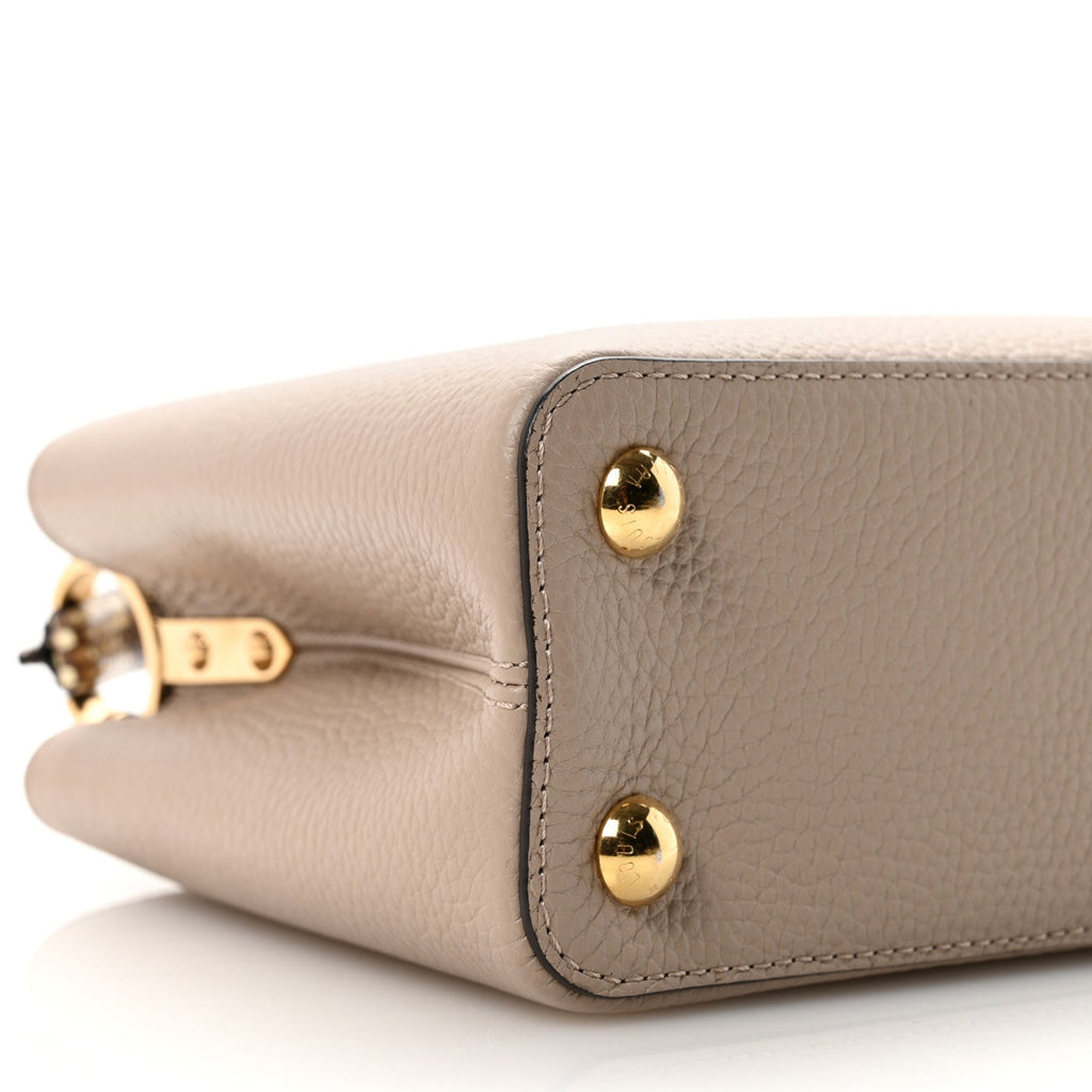 Taurillon Snakeskin Capucines BB Galet