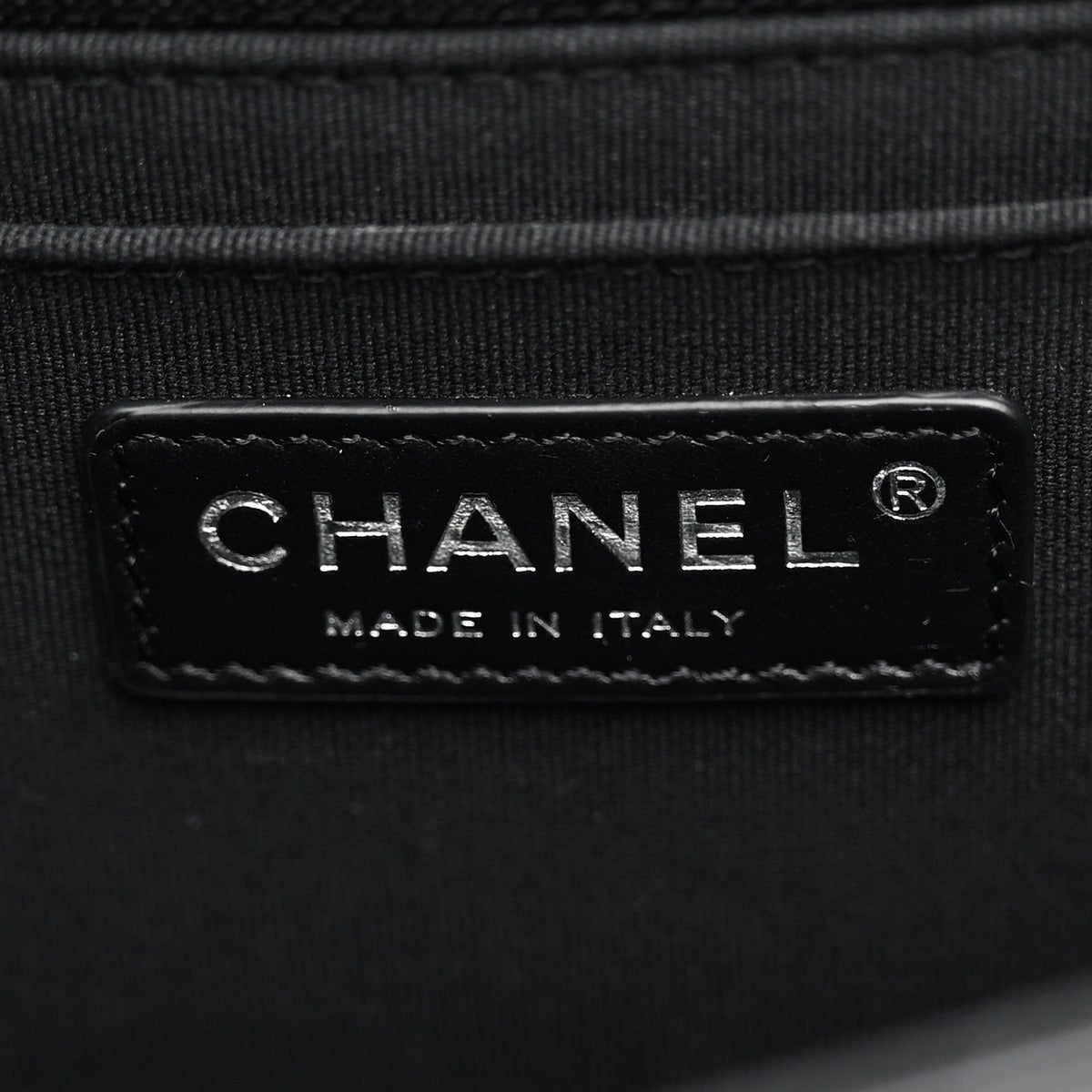 Shiny Crumpled Calfskin Quilted Double You Mini Flap So Black
