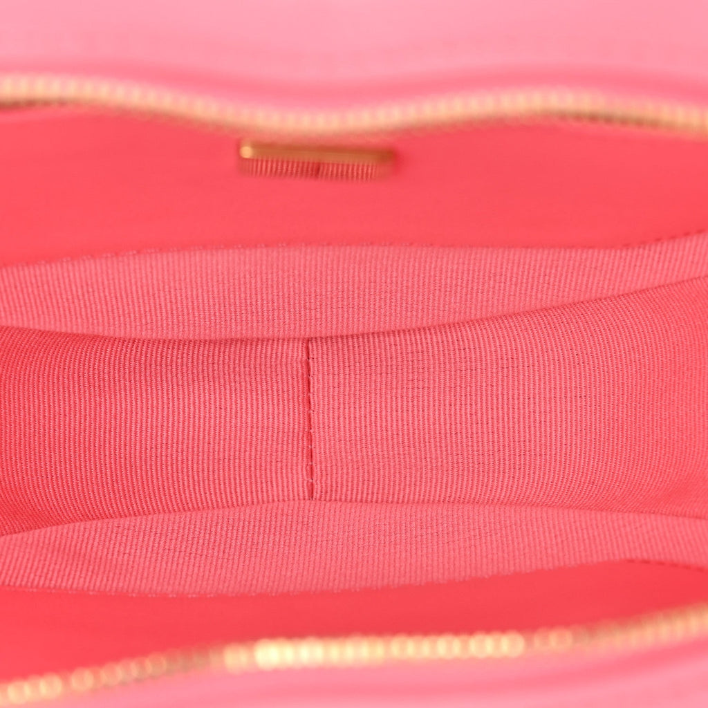 Lambskin Quilted CC In Love Heart Bag Pink