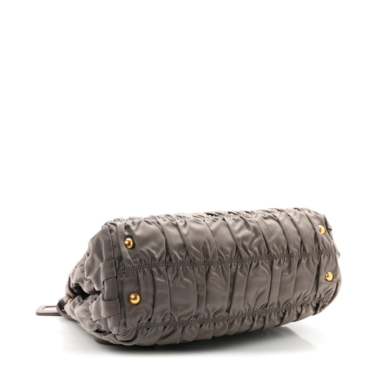 Tessuto Nylon Gaufre Shopping Satchel Argilla
