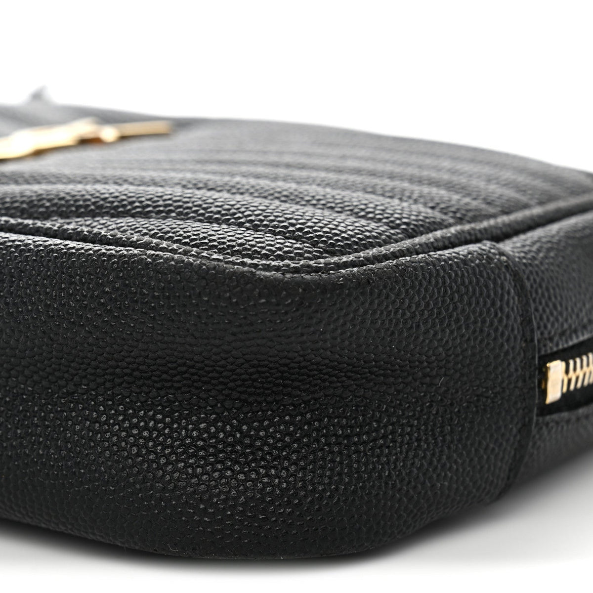 Grain De Poudre Matelasse Monogram Mini Lou Camera Bag Black