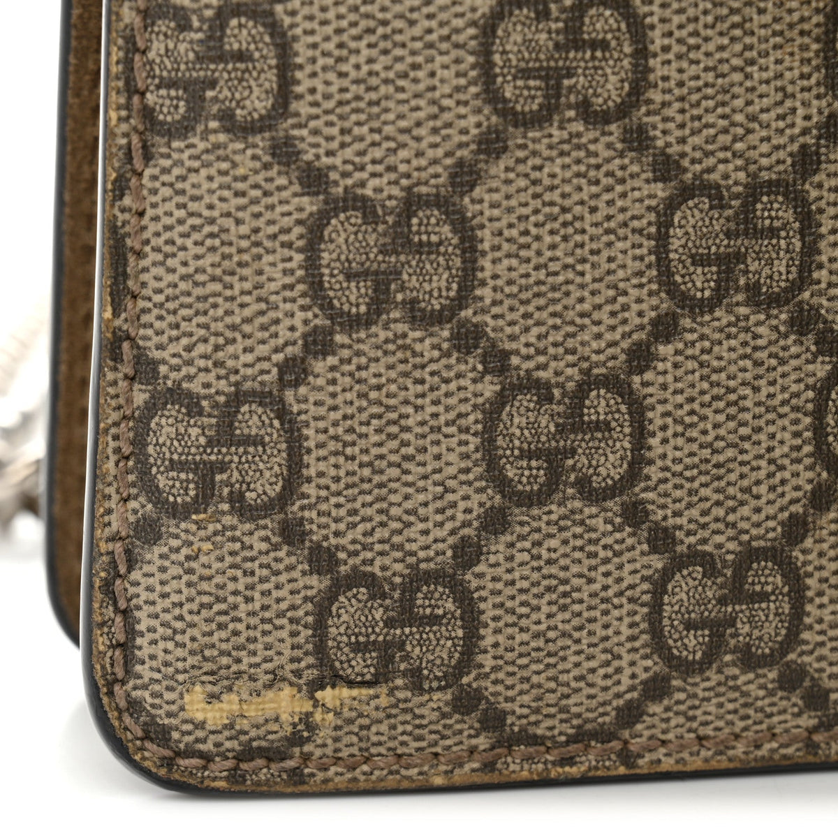GG Supreme Monogram Mini Dionysus Shoulder Bag Taupe