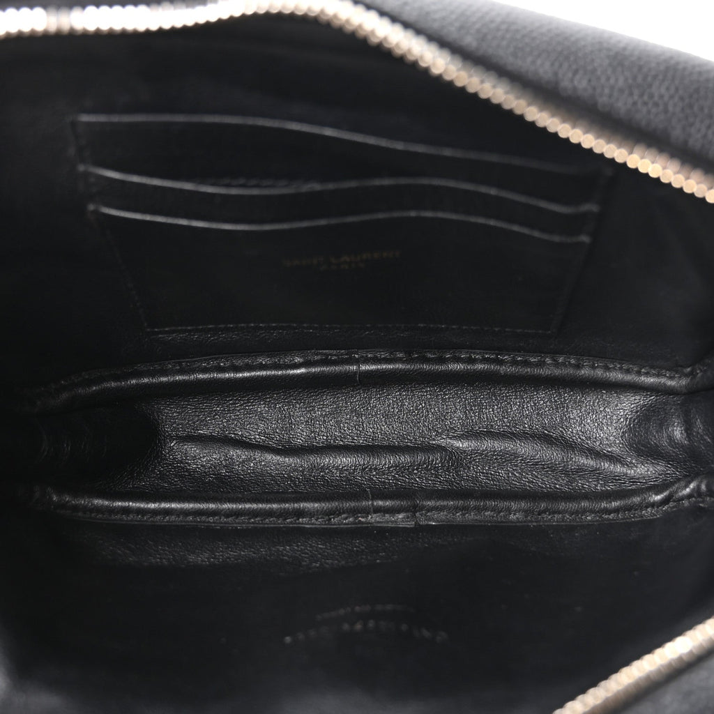 Grain De Poudre Matelasse Monogram Mini Lou Camera Bag Black