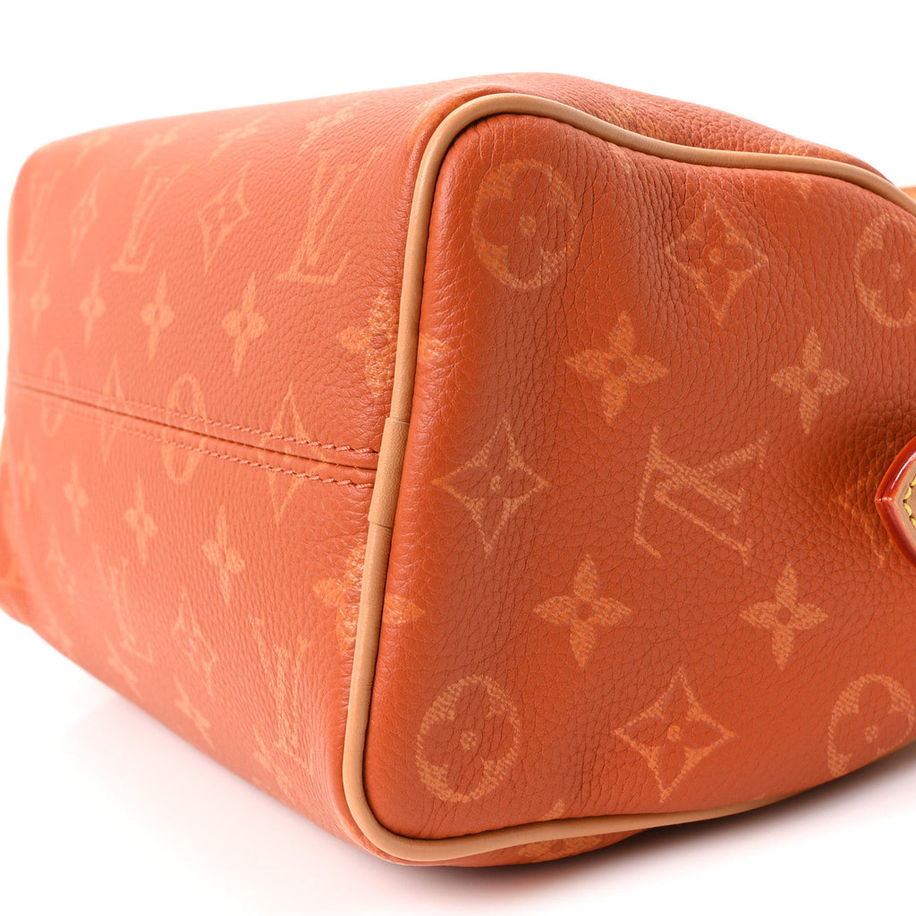 Calfskin Monogram Speedy P9 Bandouliere 20 Ochre
