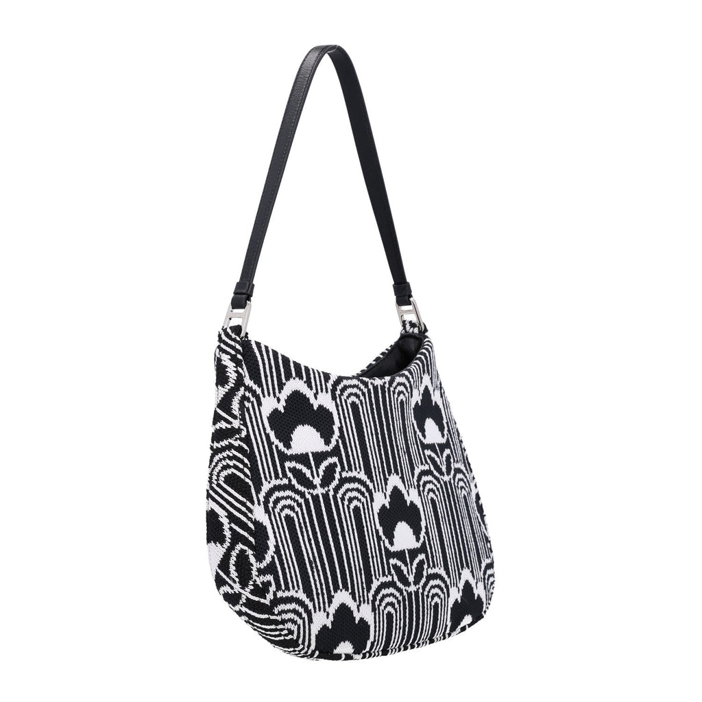 Maglia Jacquard Cleo Shoulder Bag Black White