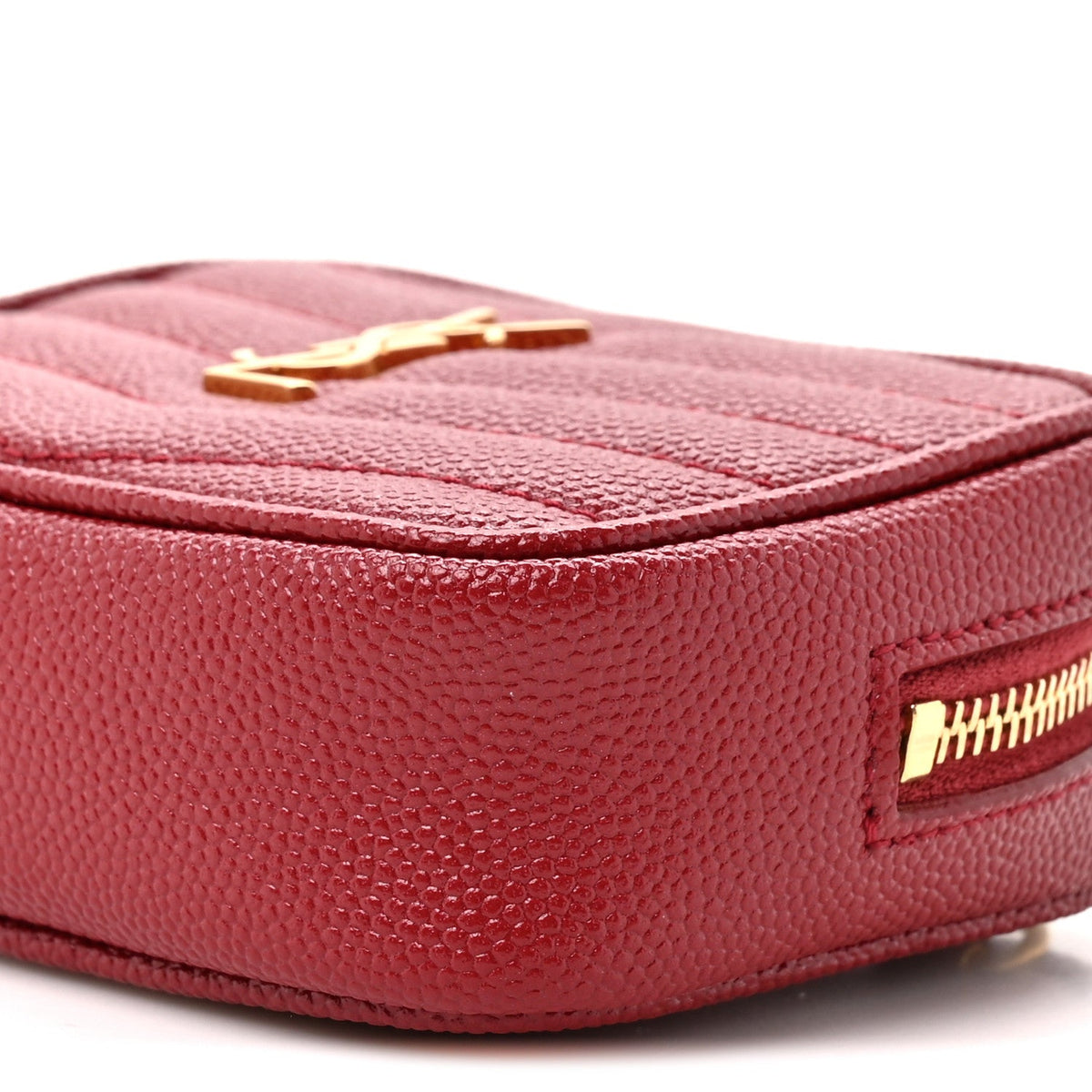 Grain De Poudre Matelasse Monogram Baby Lou Camera Bag Opyum Red