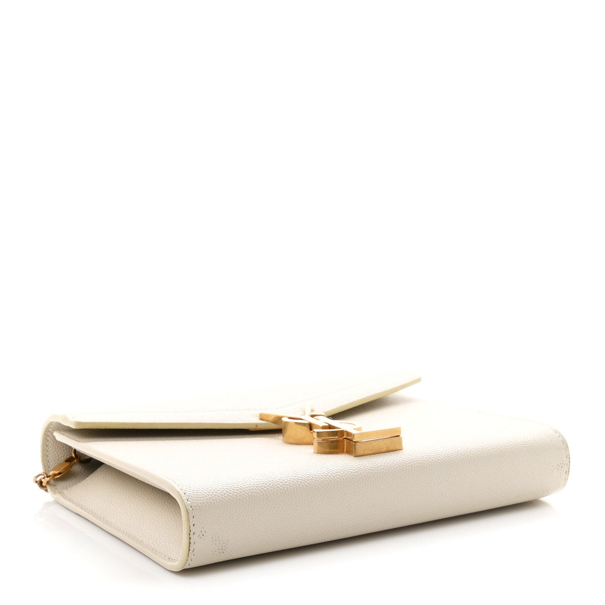Grain De Poudre Monogram Cassandra Chain Wallet Crema Soft
