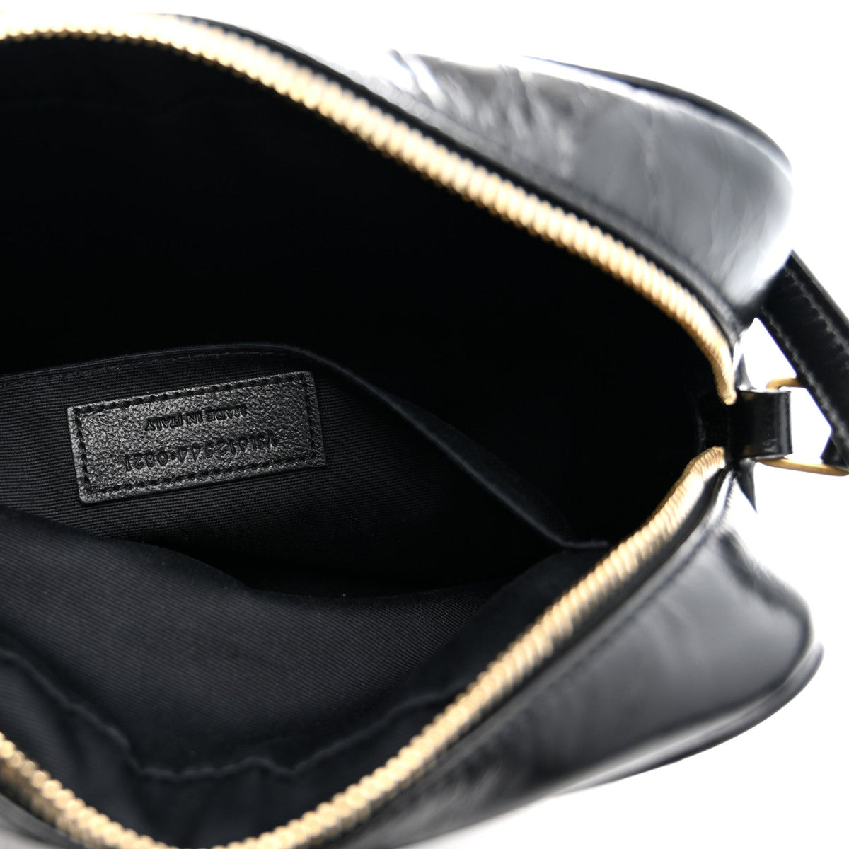 Tweed Calfskin Monogram Lou Camera Bag Black
