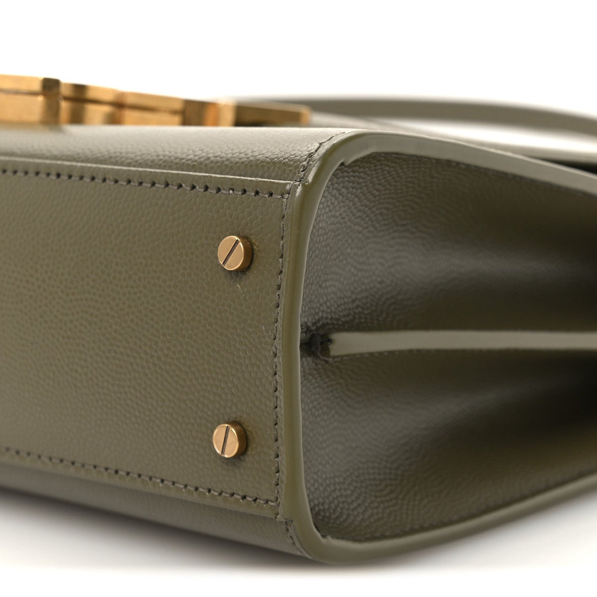 Grain de Poudre Mini Classic Monogram Cassandra Top Handle Olive