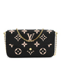 Empreinte Monogram Giant Felicie Pochette Black Beige