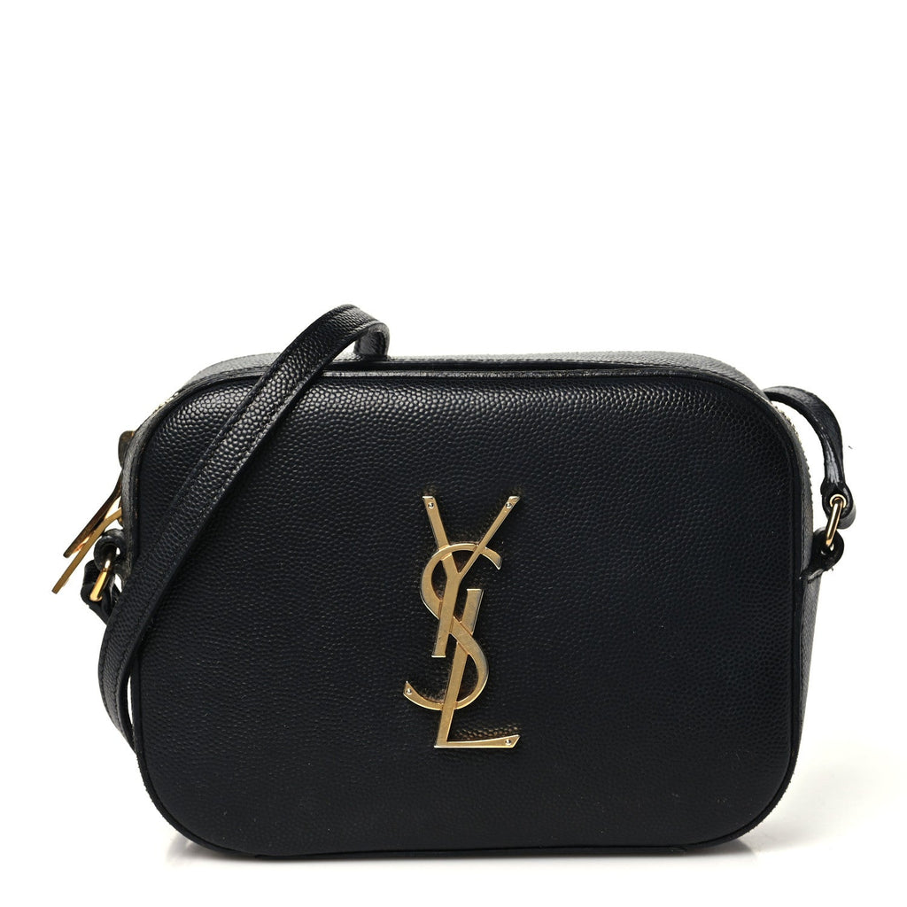 Grain De Poudre Small Classic Monogram Camera Bag Black