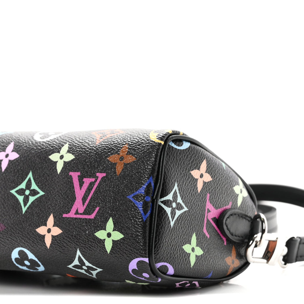 LV x TM Monogram Multicolor Nano Speedy Black