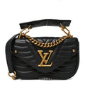 Calfskin New Wave Chain PM Black