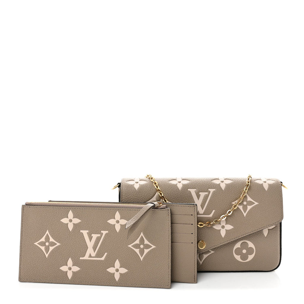 Empreinte Monogram Giant Felicie Pochette Tourterelle Creme