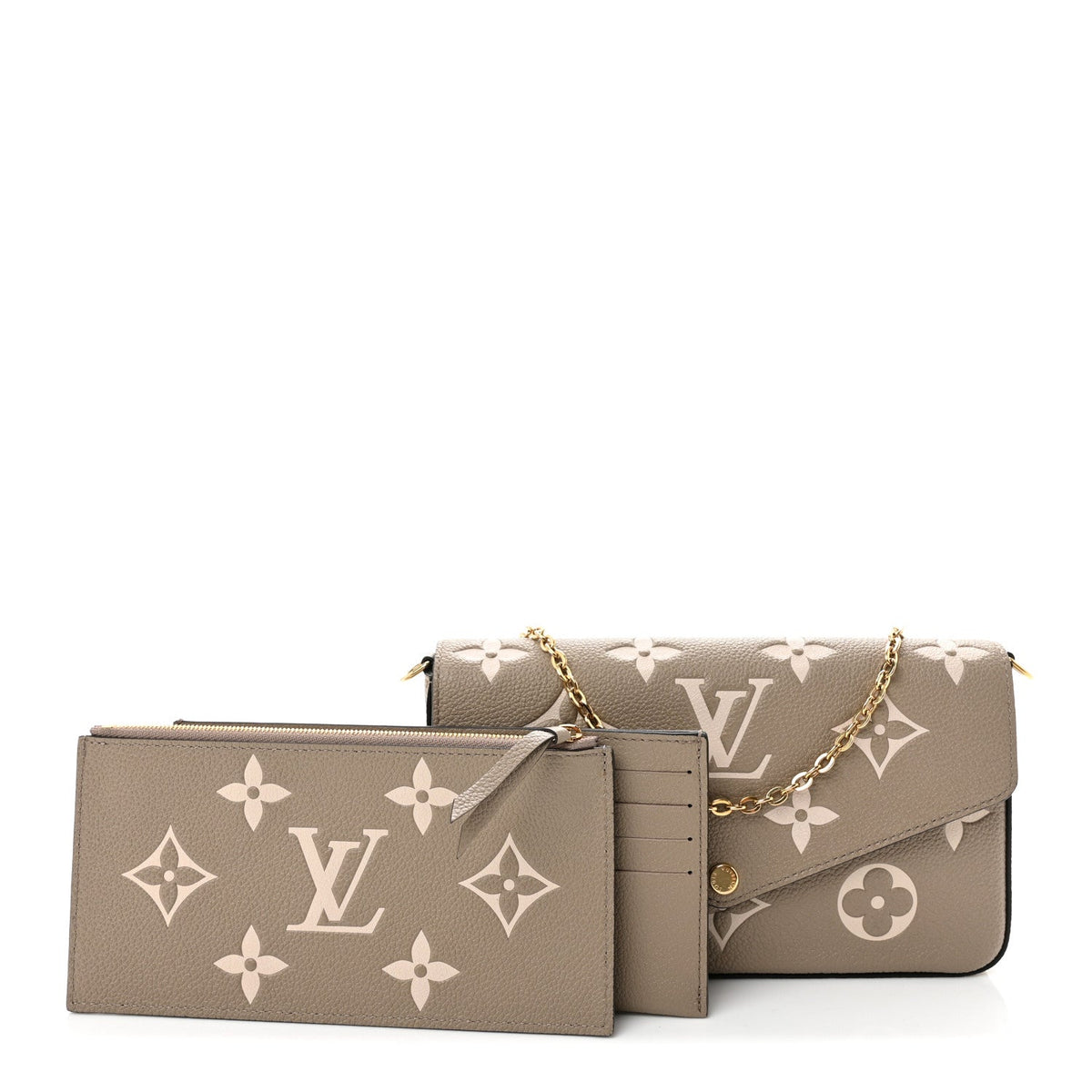 Empreinte Monogram Giant Felicie Pochette Tourterelle Creme