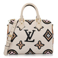 Monogram Giant Wild At Heart Speedy Bandouliere 25 Creme