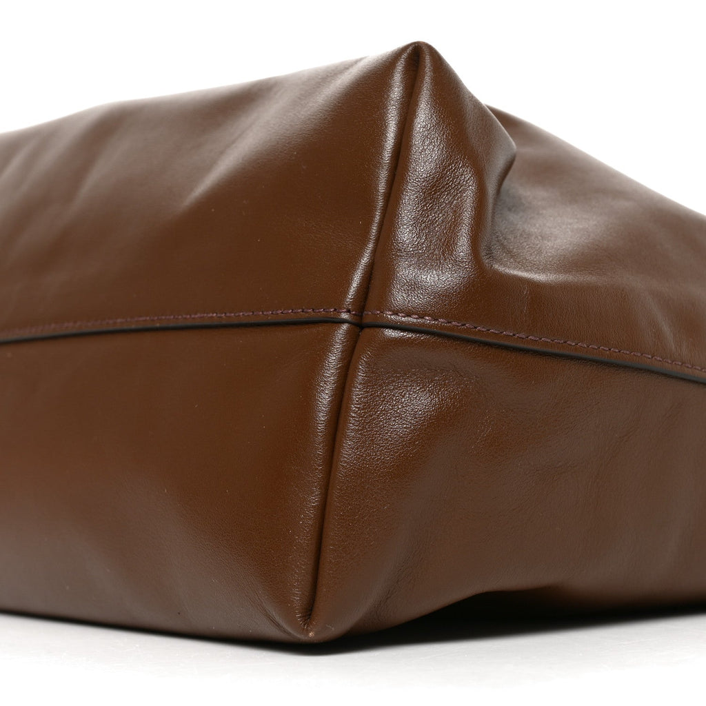 Soft Calf Shopping Tote Palissandro
