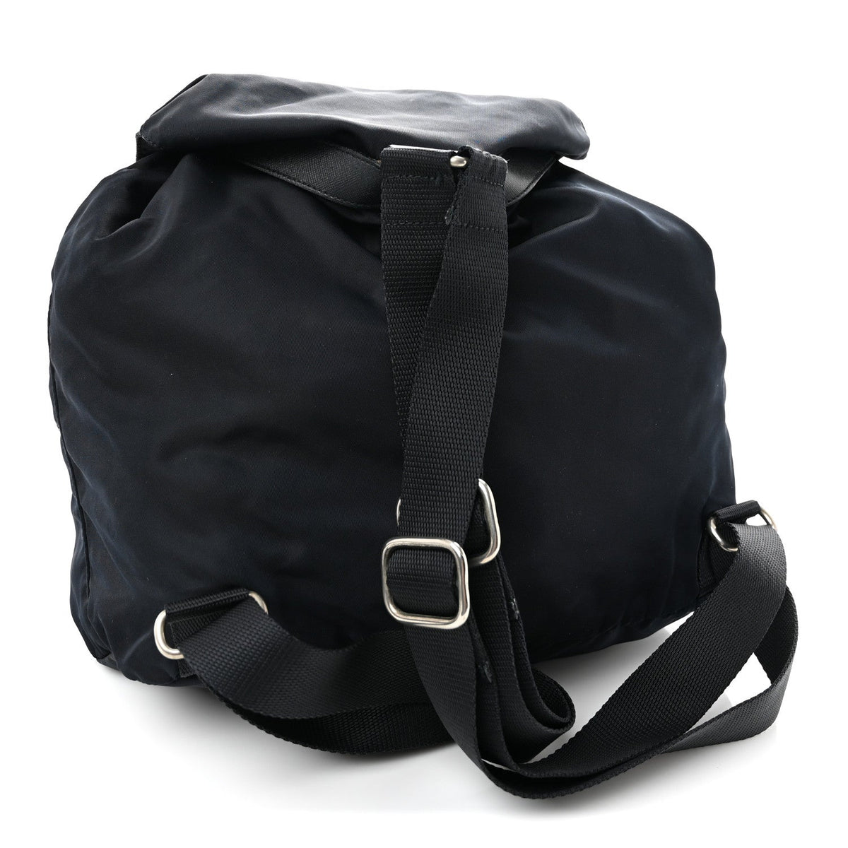 Nylon Vela Saffiano Medium Backpack  Royal
