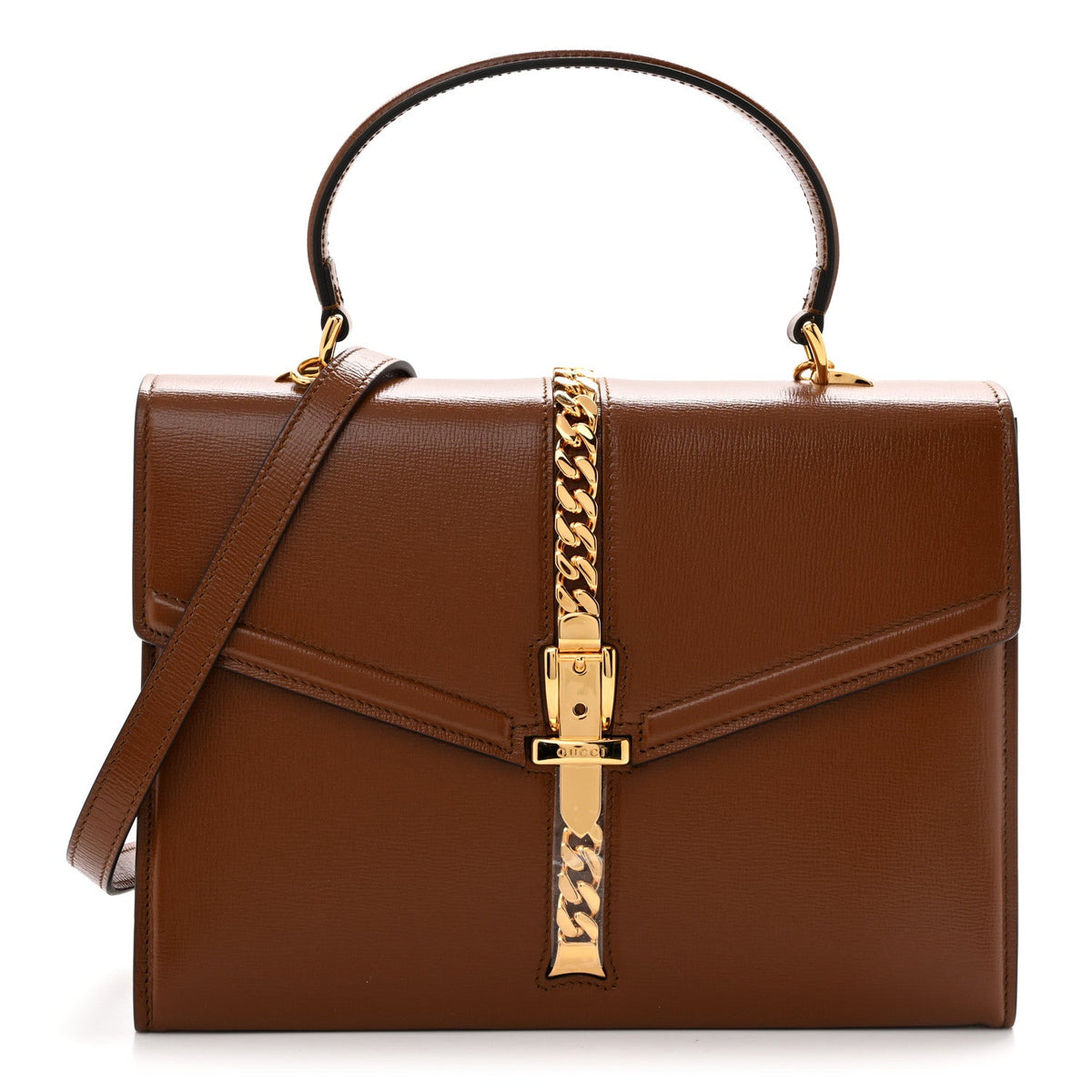 Azalea Calfskin Small Sylvie 1969 Top Handle Bag Cuir