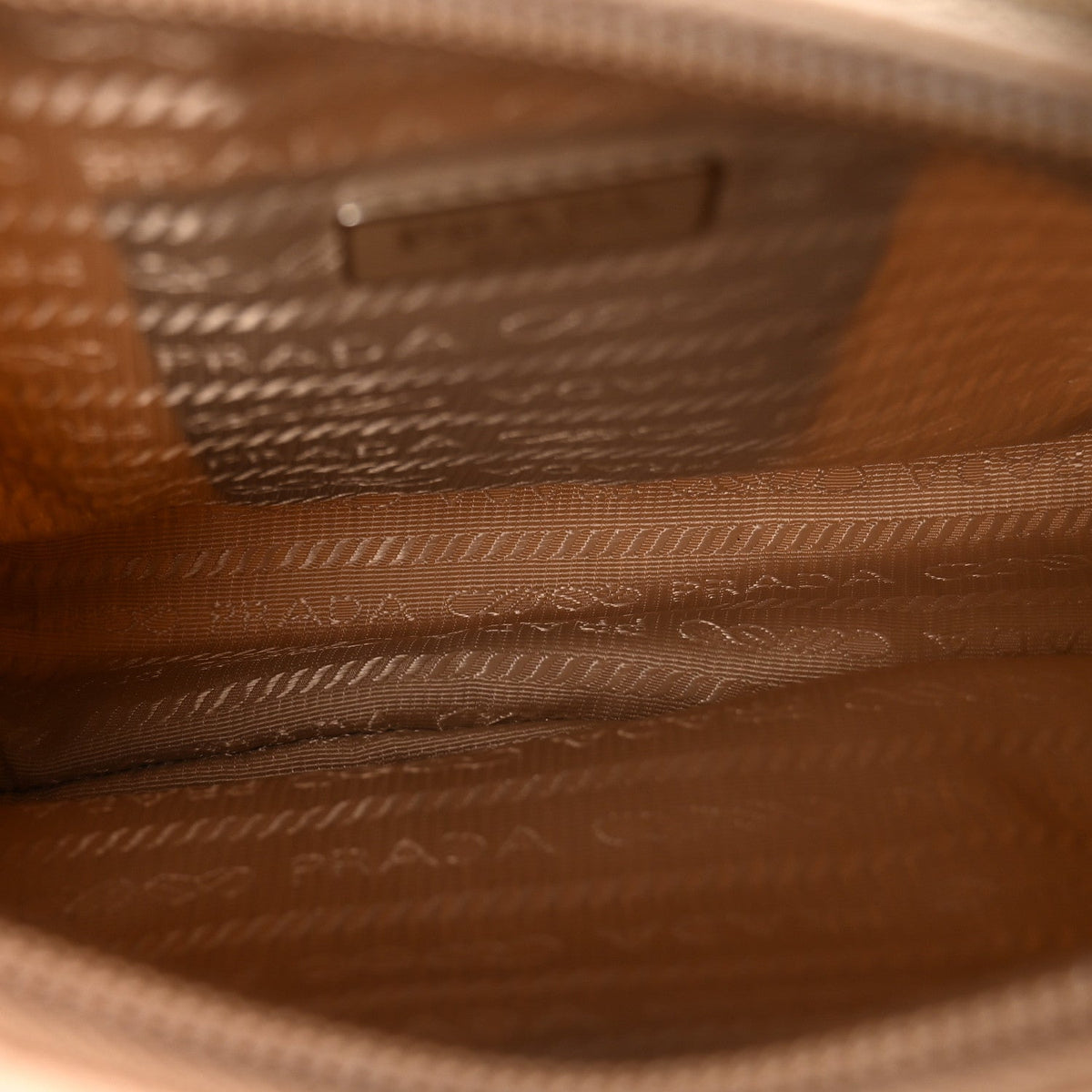 Re-Nylon Saffiano Mini Re-Edition 2000 Bag Cammeo