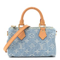 Monogram Denim Nano Speedy Sky Blue
