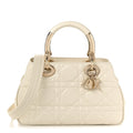 Calfskin Cannage Medium The Lady 95.22 White