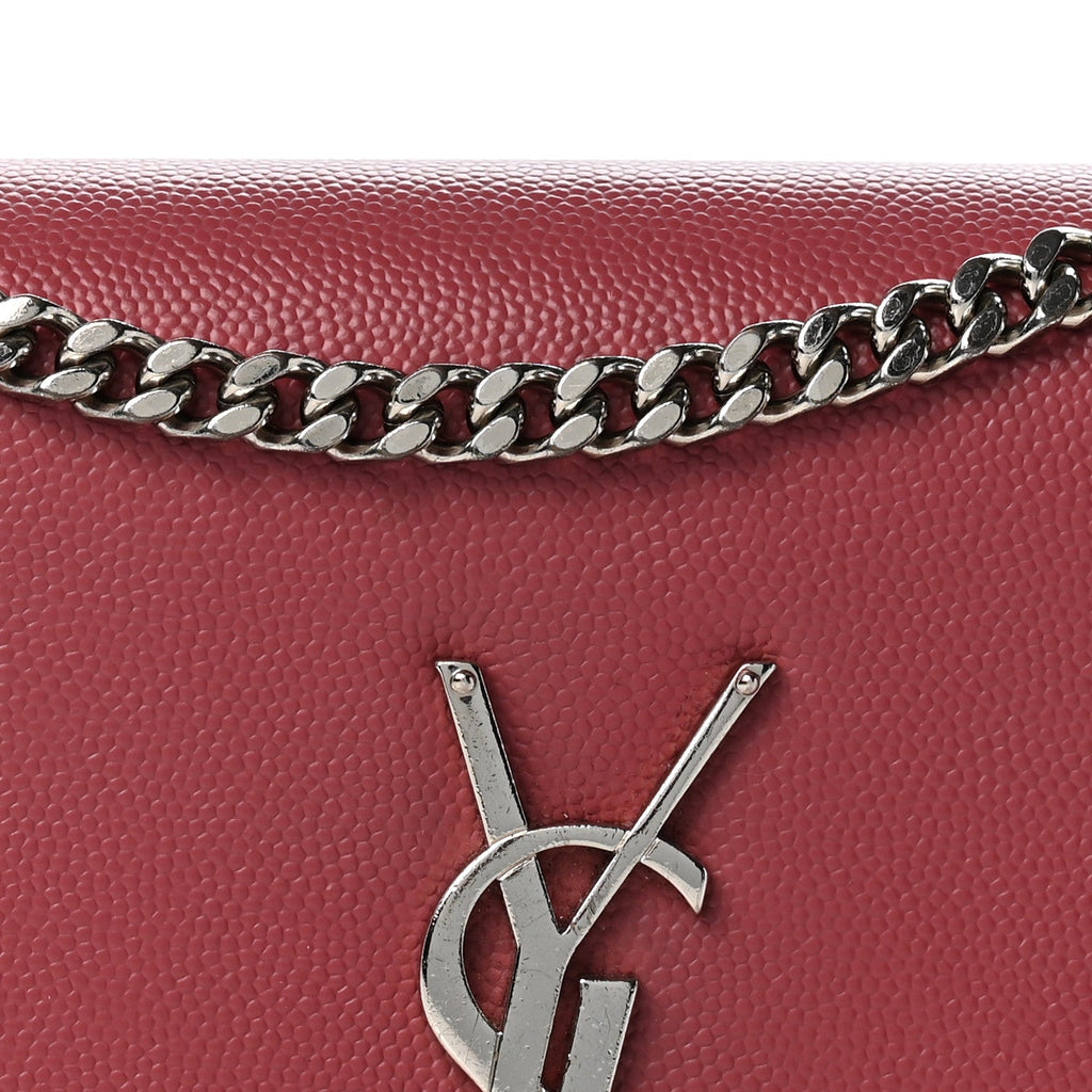 Grain De Poudre Small Classic Monogram Kate Satchel Mystic Rose