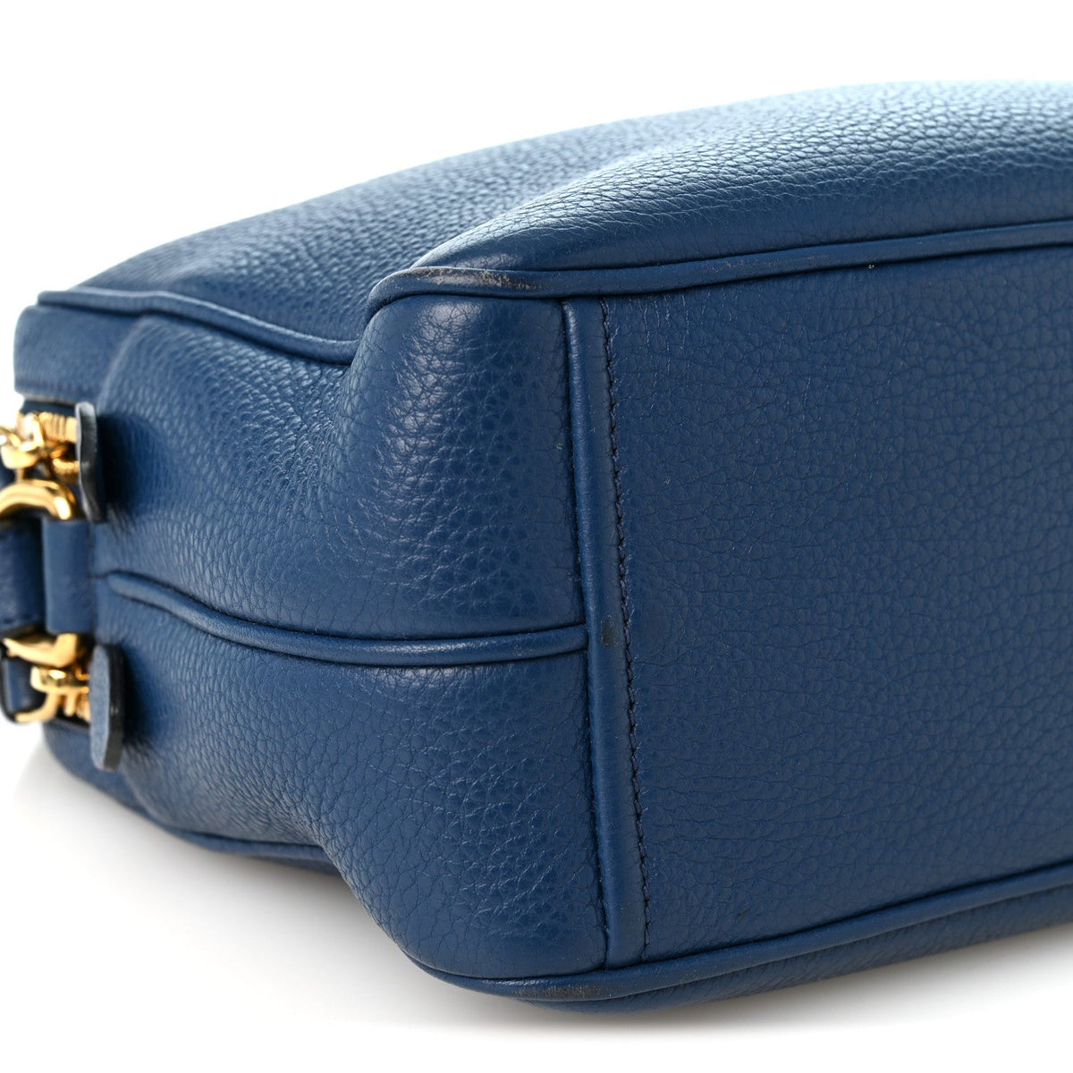 Vitello Phenix Camera Bag Bluette